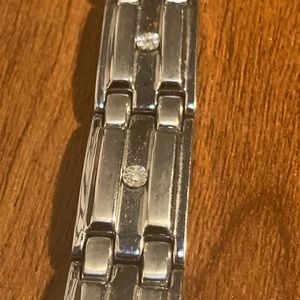 Nice men’s diamond stainless steel and bracelet!